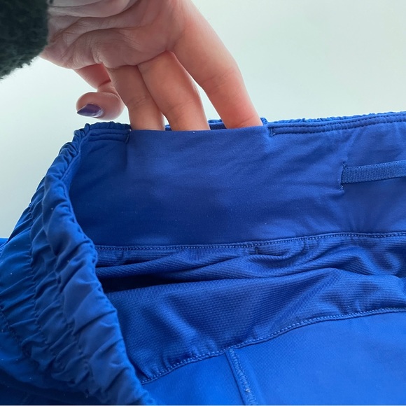 Lululemon Running Shorts, Royal Blue Size 6 - Picture 7 of 9